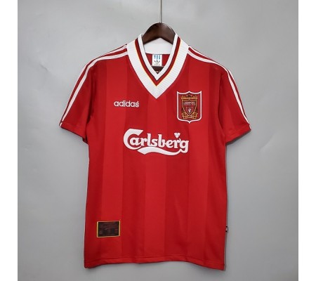 Liverpool 95/96 Home Red Soccer Jersey